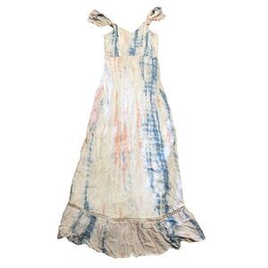 JAPNA Boho festval Tie Die Girls Summer Dress Sundress Size M